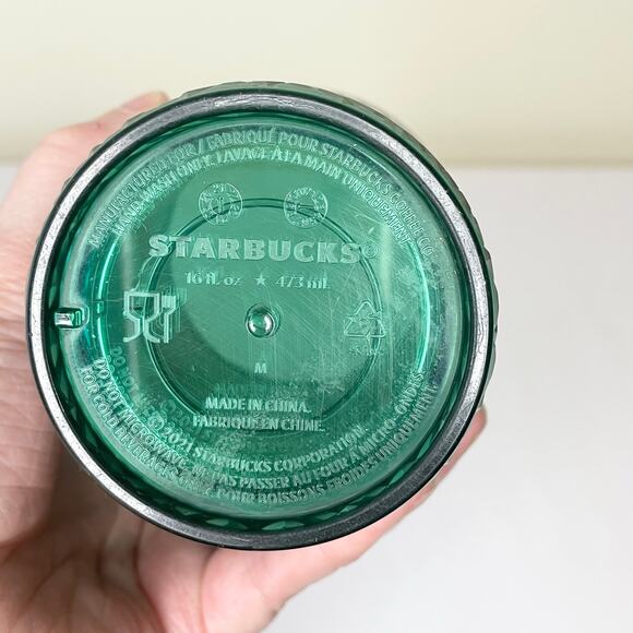 Starbucks Emerald Green Jeweled Holiday Tumbler – 16oz Grande – 2022 - Picture 6 of 6